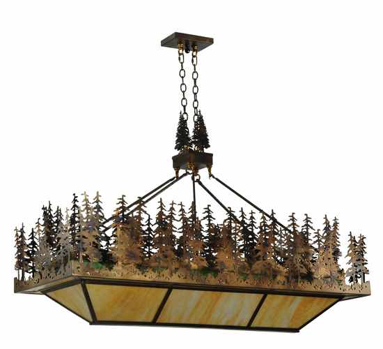 Pine Lake 8 Light 20" Wide Linear Pendant