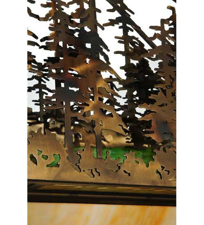 Pine Lake 8 Light 20" Wide Linear Pendant