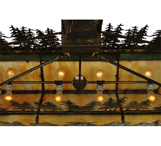 Pine Lake 8 Light 20" Wide Linear Pendant