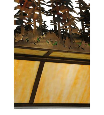 Pine Lake 8 Light 20" Wide Linear Pendant