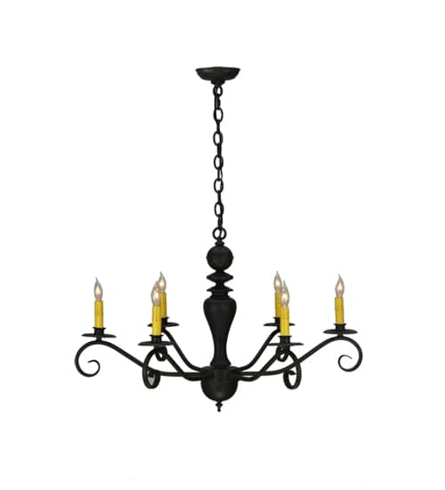 Emory 6 Light 33" Wide Taper Candle Style Chandelier