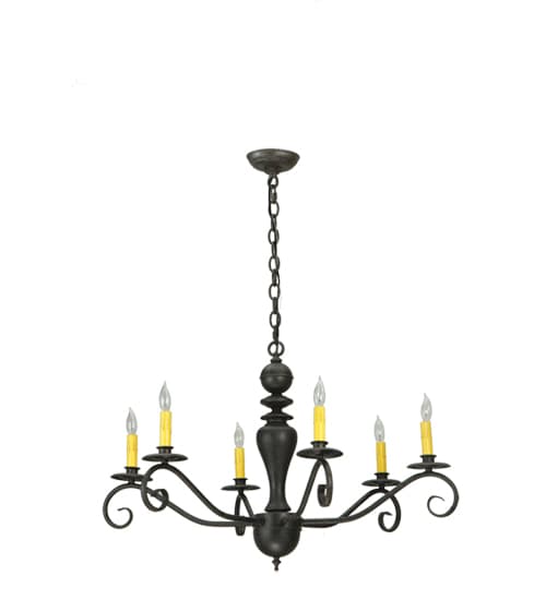 Emory 6 Light 33" Wide Taper Candle Style Chandelier