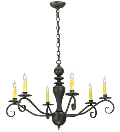 Emory 6 Light 33" Wide Taper Candle Style Chandelier