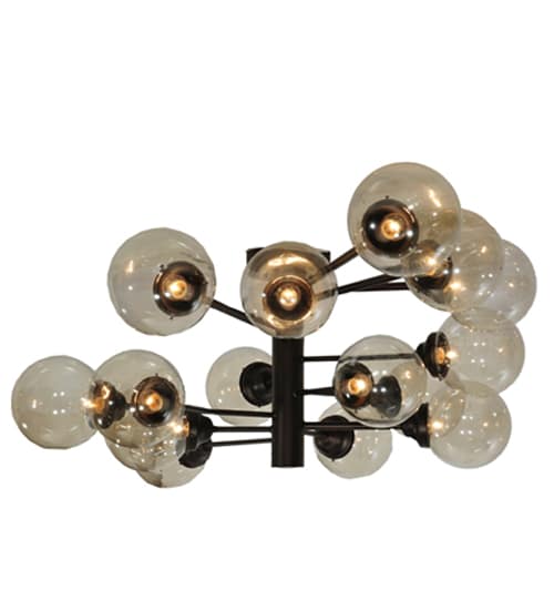 Galaxy 15 Light 46" Wide Sputnik Chandelier