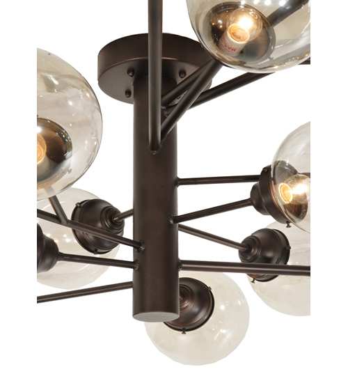 Galaxy 15 Light 46" Wide Sputnik Chandelier