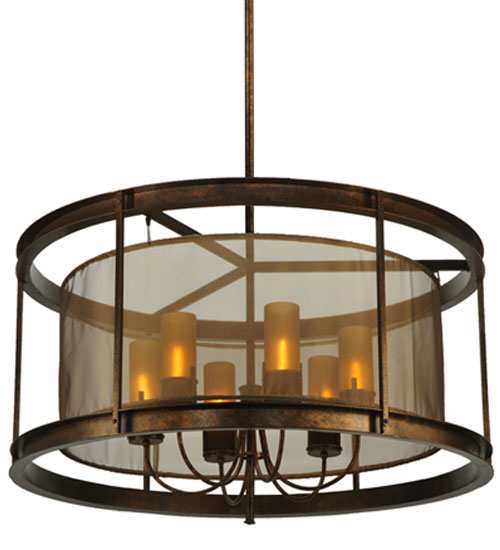 Cordoba 6 Light 42" Wide Pillar Candle Pendant