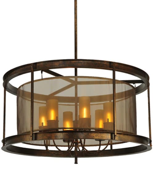 Cordoba 6 Light 42" Wide Pillar Candle Pendant