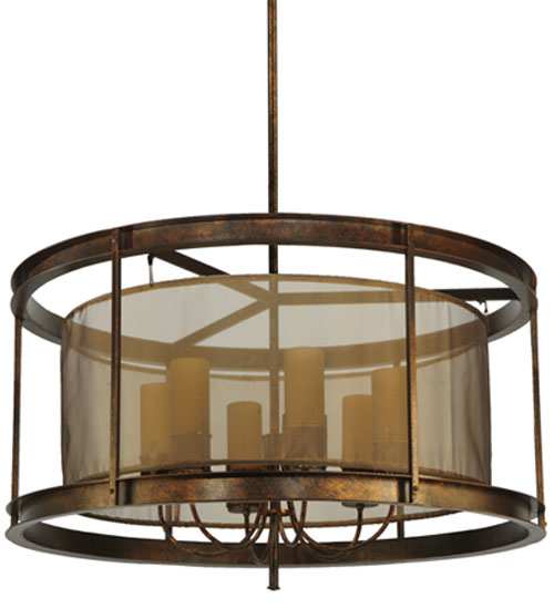 Cordoba 6 Light 42" Wide Pillar Candle Pendant
