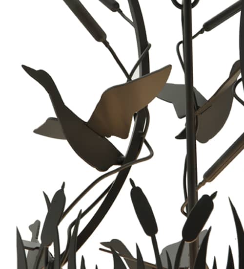 Ducks in Flight 4 Light 24" Wide Pendant