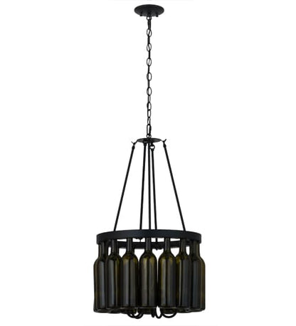 Tuscan Vineyard 5 Light 17" Wide Drum Chandelier
