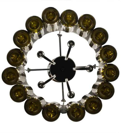 Tuscan Vineyard 5 Light 17" Wide Drum Chandelier
