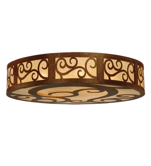 Dean 12 Light 60" Wide Flush Mount Drum Ceiling Fixture