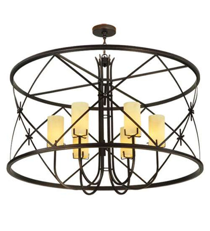 Penelope 6 Light 48" Wide Pillar Candle Pendant