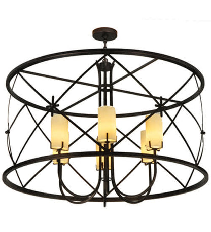 Penelope 6 Light 48" Wide Pillar Candle Pendant