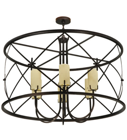 Penelope 6 Light 48" Wide Pillar Candle Pendant