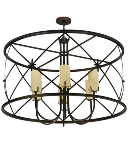Penelope 6 Light 48" Wide Pillar Candle Pendant