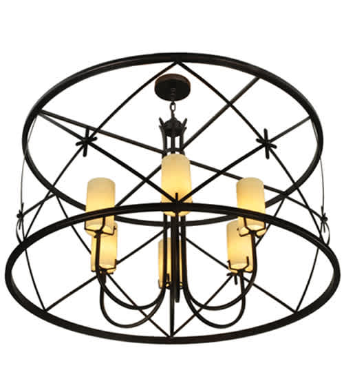 Penelope 6 Light 48" Wide Pillar Candle Pendant