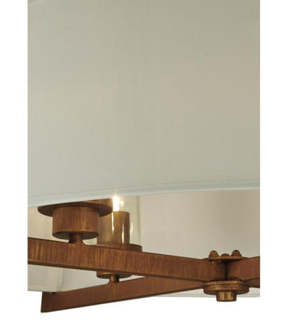 Cilindro Lucy 4 Light 31" Wide Semi-Flush Ceiling Fixture - Cortez Gold Finish