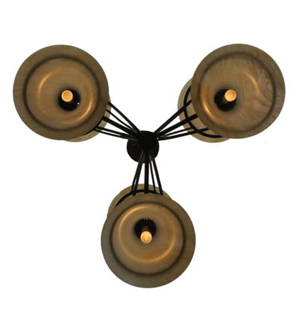 Chronos 6 Light 30" Wide Chandelier - Classic Rust Finish