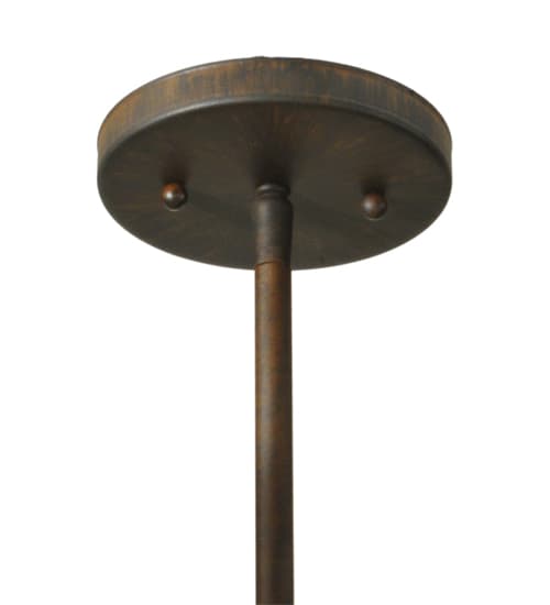 Chronos 6 Light 30" Wide Chandelier - Classic Rust Finish