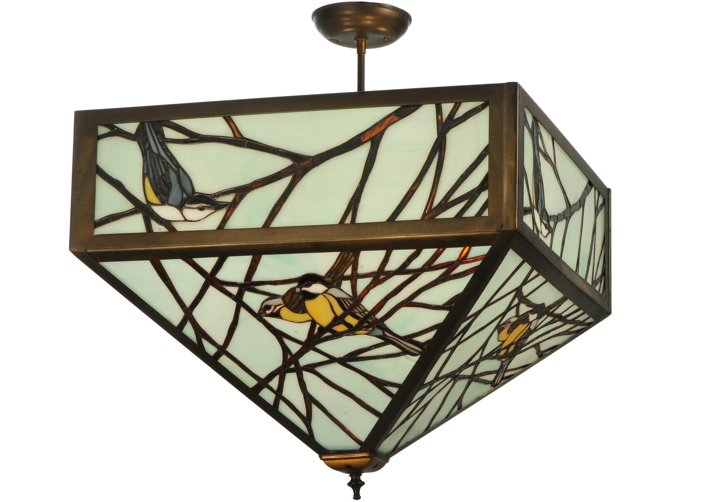 21" Square Backyard Friends Semi-Flushmount Ceiling Fixture