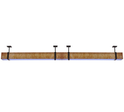 Quadrato 144" Wide LED Semi-Flush Ceiling Fixture