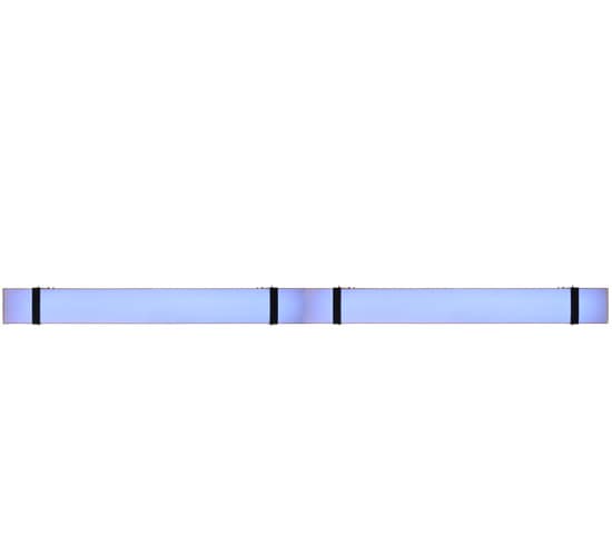 Quadrato 144" Wide LED Semi-Flush Ceiling Fixture