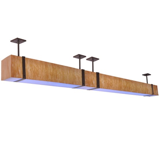 Quadrato 144" Wide LED Semi-Flush Ceiling Fixture
