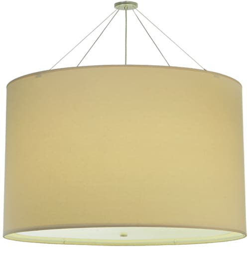 Cilindro Natural 8 Light 48" Wide Suspension Pendant