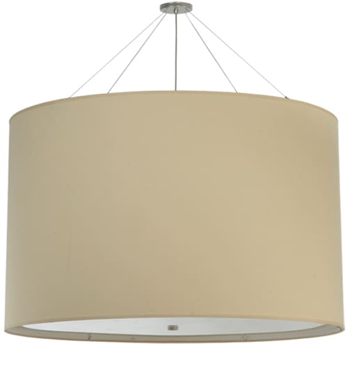 Cilindro Natural 8 Light 48" Wide Suspension Pendant