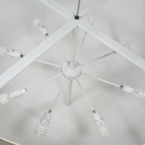 Cilindro Natural 8 Light 48" Wide Suspension Pendant