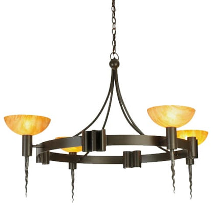 Kuberic 4 Light 49" Wide Chandelier