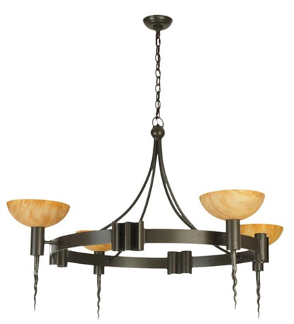 Kuberic 4 Light 49" Wide Chandelier