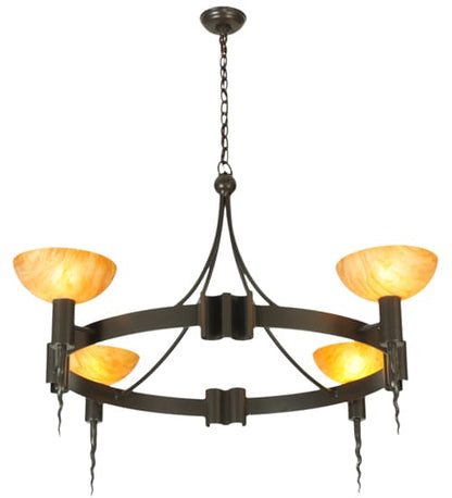 Kuberic 4 Light 49" Wide Chandelier