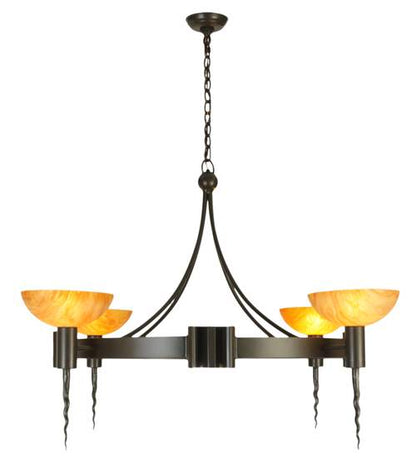 Kuberic 4 Light 49" Wide Chandelier