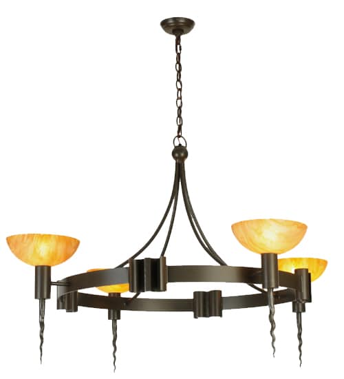 Kuberic 4 Light 49" Wide Chandelier