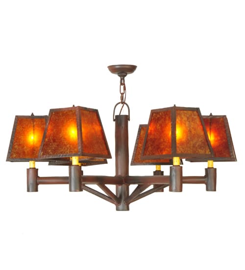 Rocky Mountain 6 Light 40" Wide Chandelier
