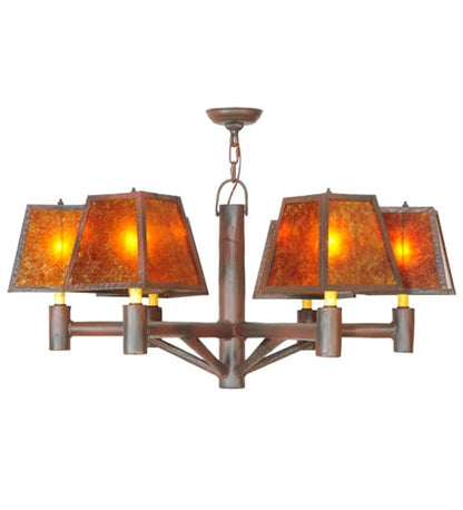 Rocky Mountain 6 Light 40" Wide Chandelier