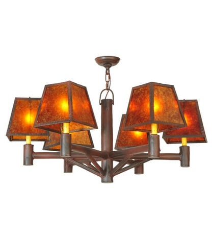 Rocky Mountain 6 Light 40" Wide Chandelier