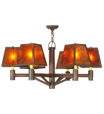Rocky Mountain 6 Light 40" Wide Chandelier