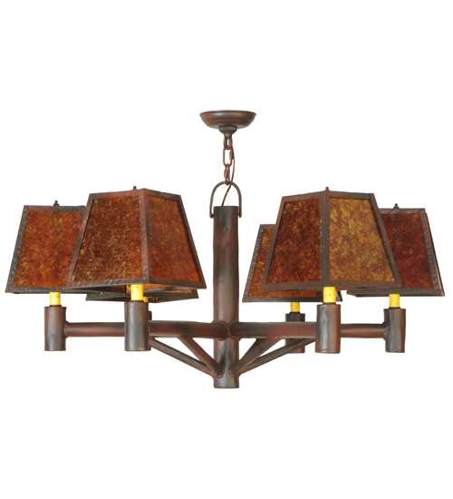 Rocky Mountain 6 Light 40" Wide Chandelier