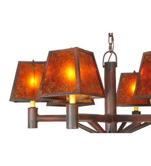 Rocky Mountain 6 Light 40" Wide Chandelier