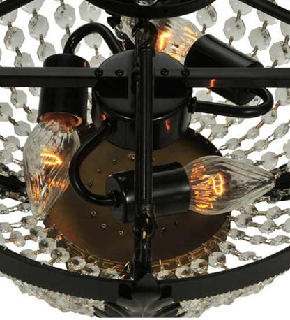Chrisanne 3 Light 16" Wide Semi-Flush Bowl Ceiling Fixture