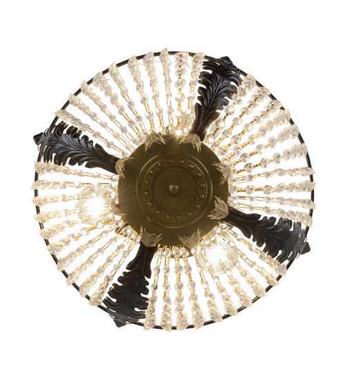 Chrisanne 3 Light 16" Wide Semi-Flush Bowl Ceiling Fixture