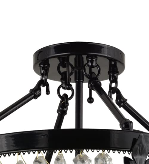 Chrisanne 3 Light 16" Wide Semi-Flush Bowl Ceiling Fixture