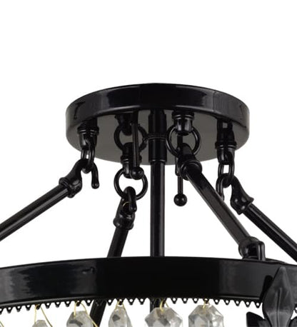 Chrisanne 3 Light 16" Wide Semi-Flush Bowl Ceiling Fixture