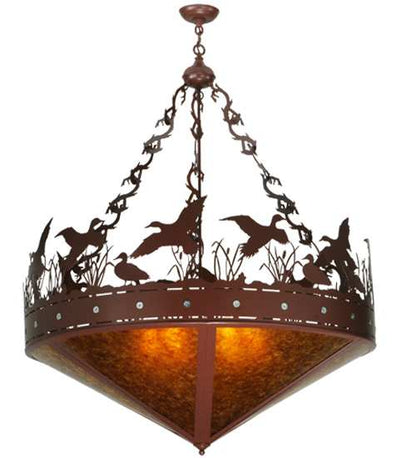 Ducks in Flight 6 Light 42" Wide Pendant