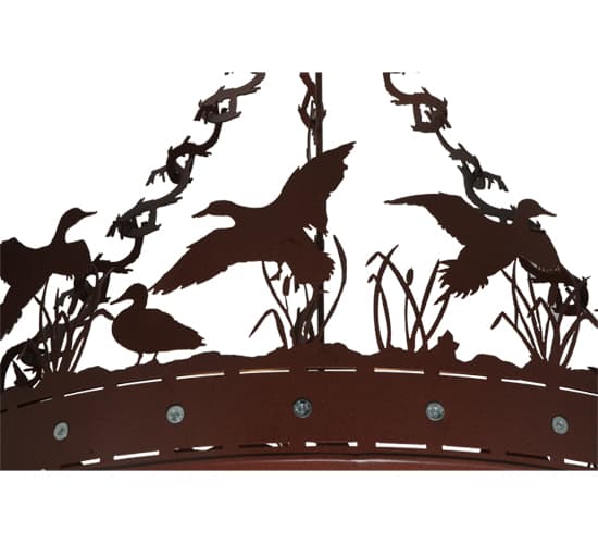 Ducks in Flight 6 Light 42" Wide Pendant