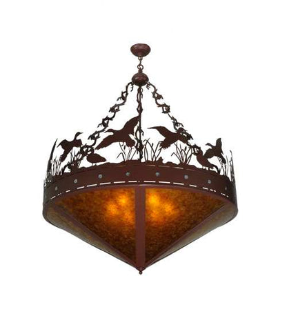 Ducks in Flight 6 Light 42" Wide Pendant