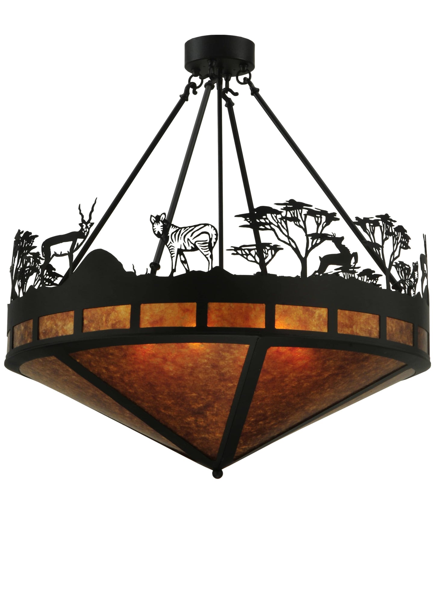 29" W Serengeti Semi-Flushmount Ceiling Fixture